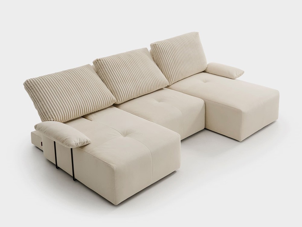 Disfruta del confort en cualquier posición del sofá con respaldos reclinables Van Gogh Acomodel