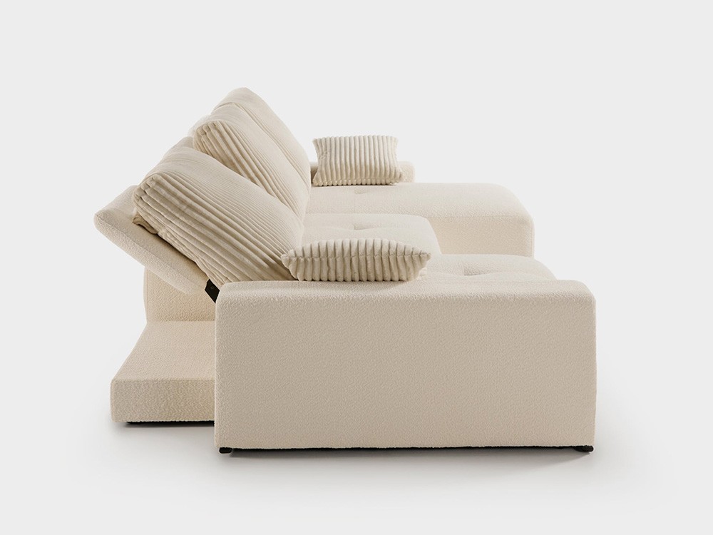 Deslizante con respaldo abatible manual Van Gogh sofá de Acomodel