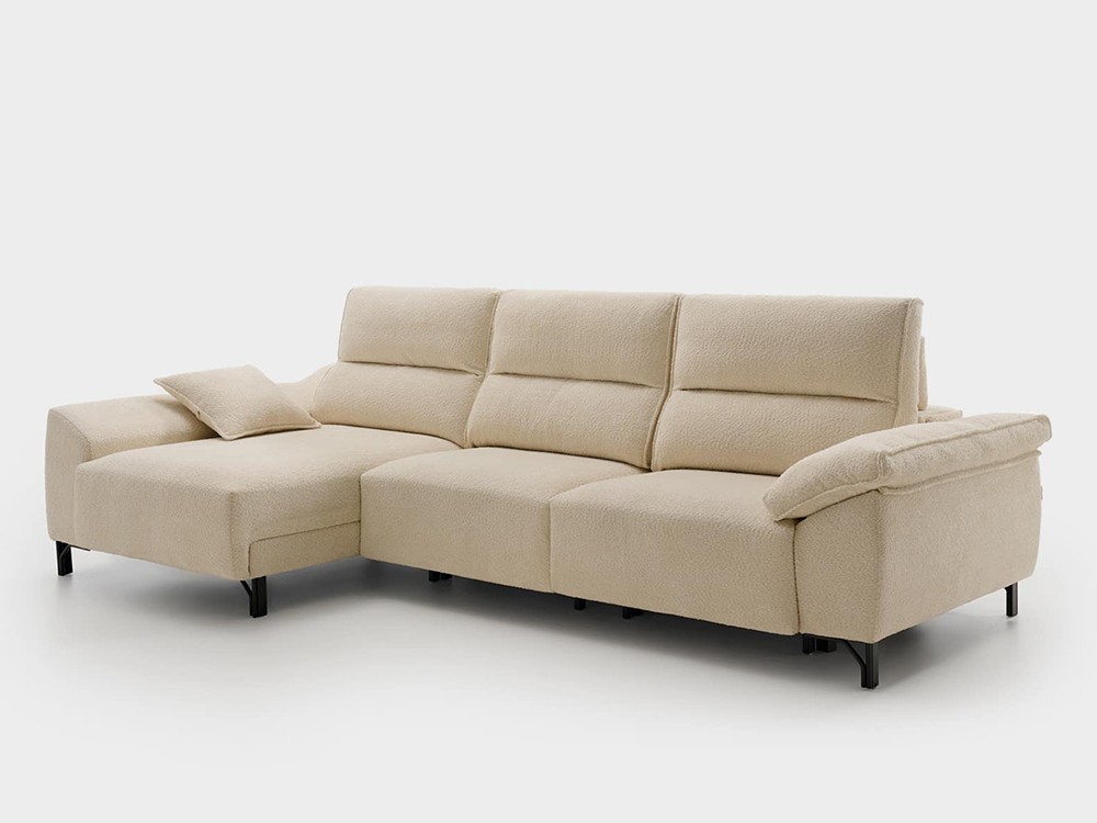 Puedes elegir el lado de la chaiselongue deslizante Sandro sofá de Acomodel