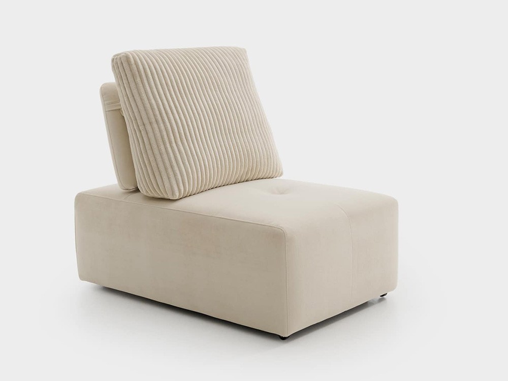 Sillón con asiento deslizante y respaldo abatible manual Van Gogh Acomodel