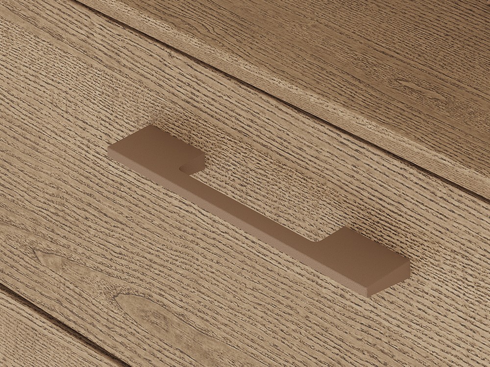 detalle del tirador para la cómoda Angul de Vive muebles