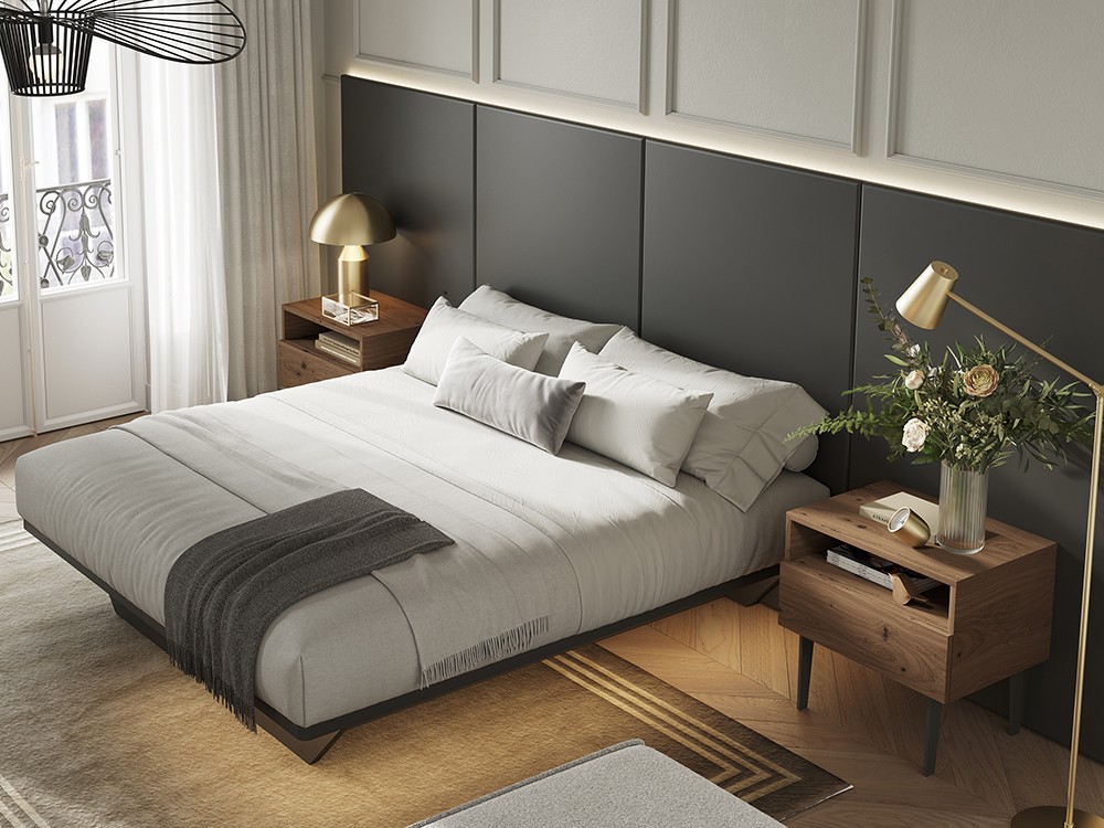 Cabecero corrido con luz led superior Kori de Vive