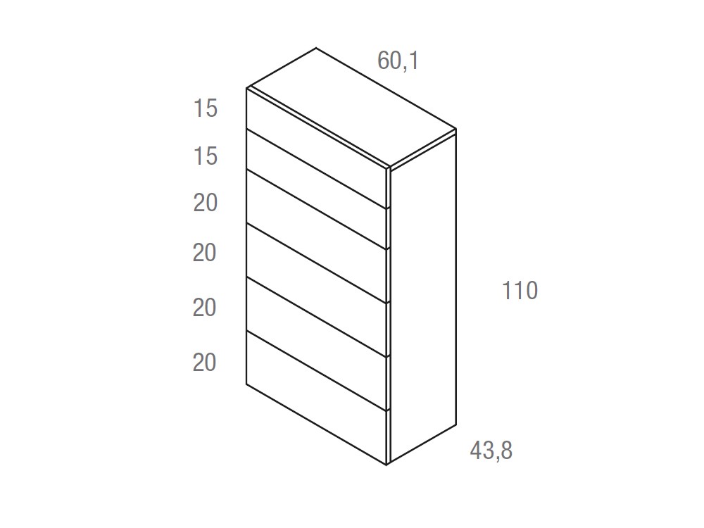 Medidas del sifonier Codic de Vive muebles