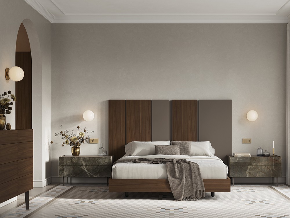 Composición de dormitorio clásico Casa Histórica 03 de Vive muebles