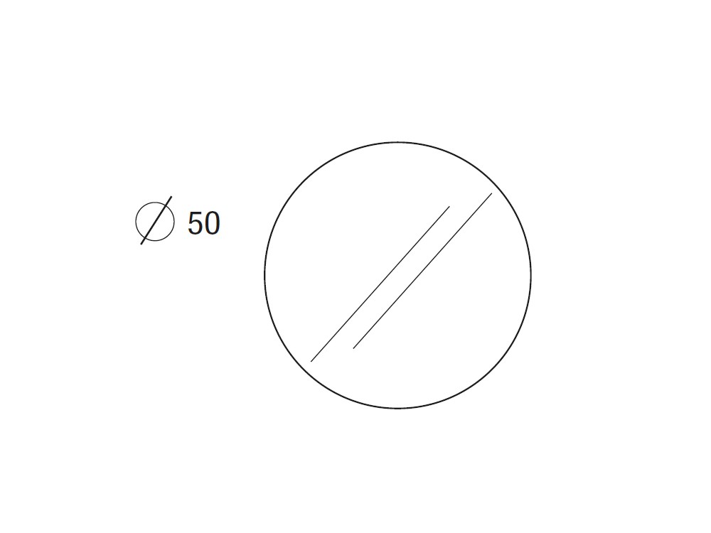 medida espejo redondo vive Ø50cm