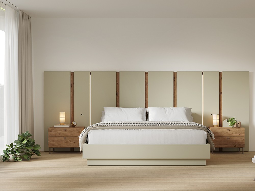 Dormitorio casa mediterránea 02 de Vive muebles.