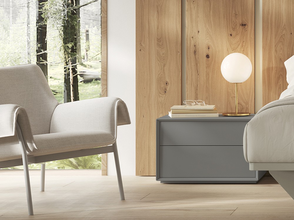 Con dos cajones con guías de cierre suave, puedes poner guías de extracción total, consúltanos.