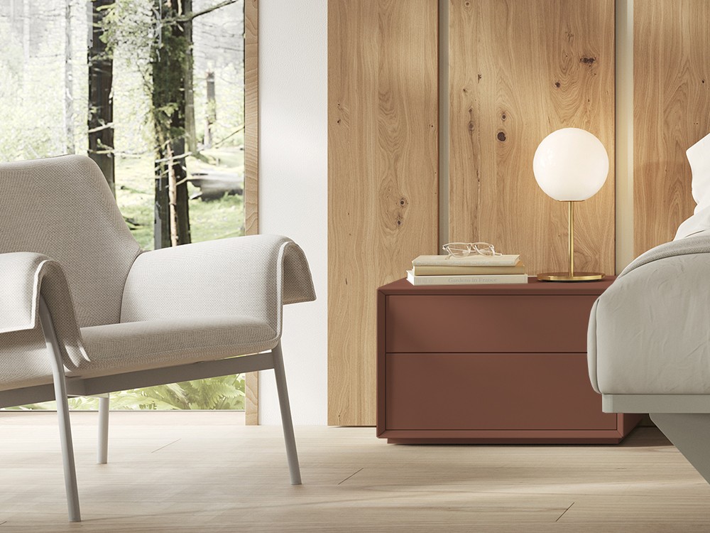 La mesita Angul también está disponible para colgar.