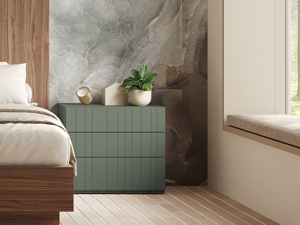 Puedes elegir entre la carta de acabados de Vive muebles el que más te guste para tu mesita Compact Codic