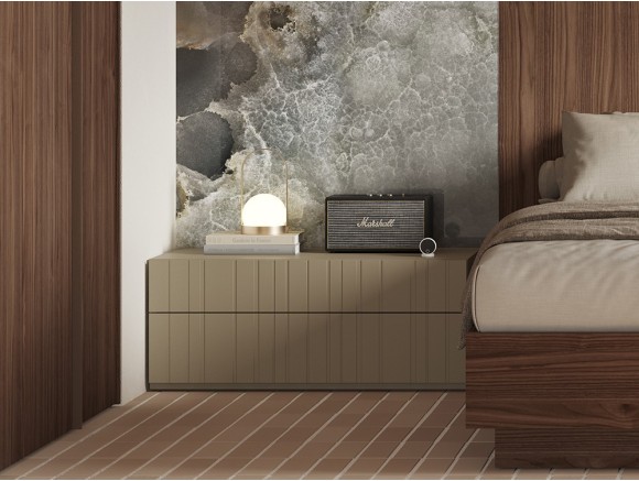 mesita de noche con dos cajones compact codic de vive muebles.