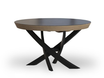 Mesa redonda extensible para comedor Cyrus de Tabula