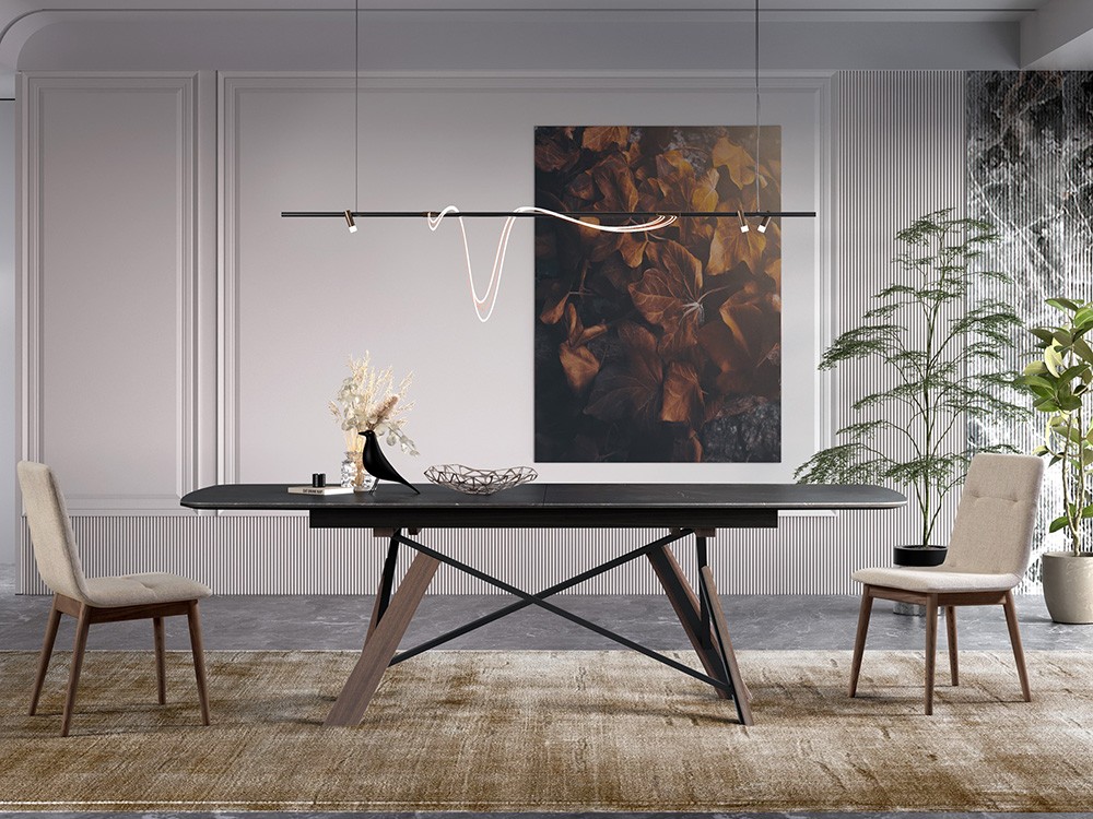 Mesa extensible de comedor Lais de Tabula