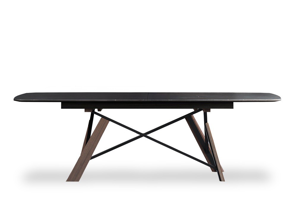 Con sobre en porcelánico o chapa natural de roble o nogal, tu eliges. Lais de Tabula