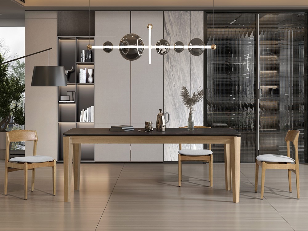 Mesa extensible de comedor Ziggy de Tabula