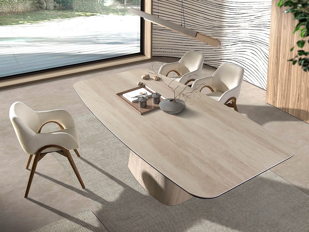 Diseño y confort para la silla con brazos para comedor 4197 de Ángel Cerdá