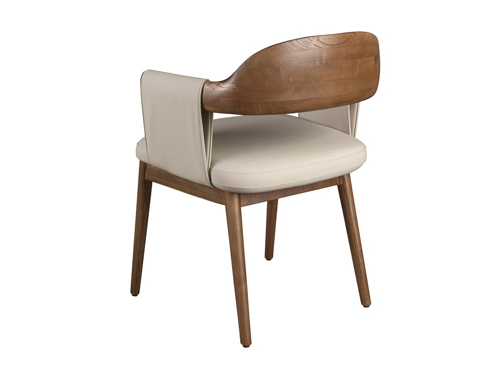 Diseño con reposabrazos ideal para largas sobremesas, silla de comedor 5186 Ángel Cerdá