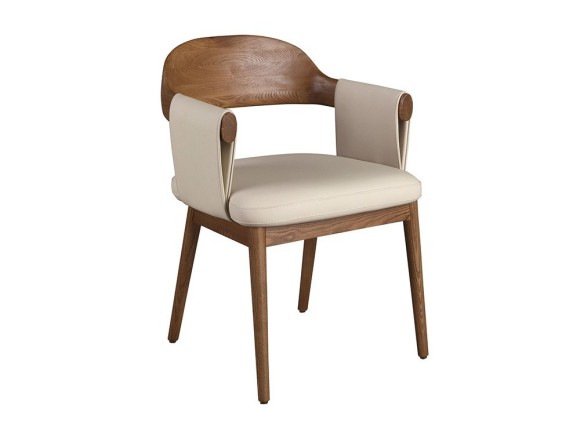 Silla de comedor tapizada en polipiel 5186 de Ángel Cerdá