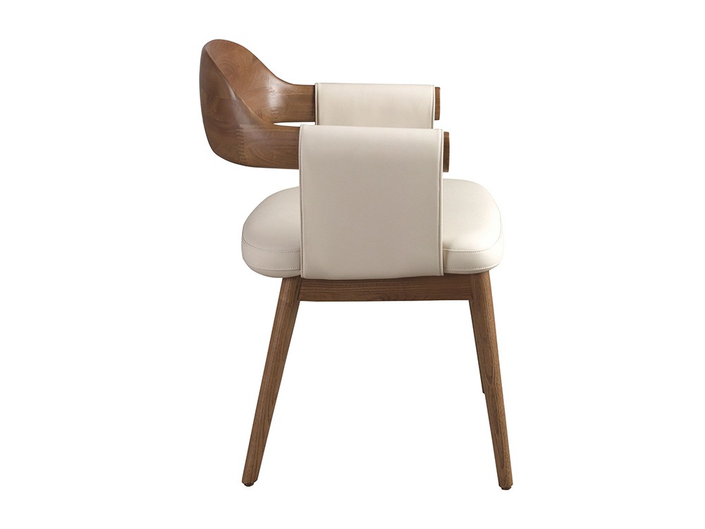 Estructura de madera maciza teñida en tono nogal 5186 de Ángel Cerdá