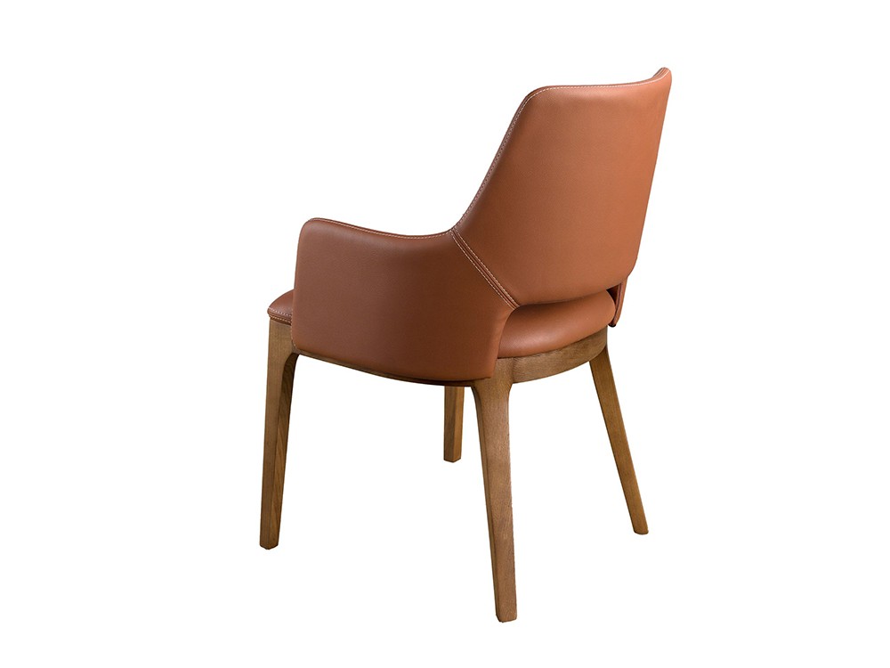 Estructura de madera maciza chapada en  nogal 4157 de Ángel Cerdá