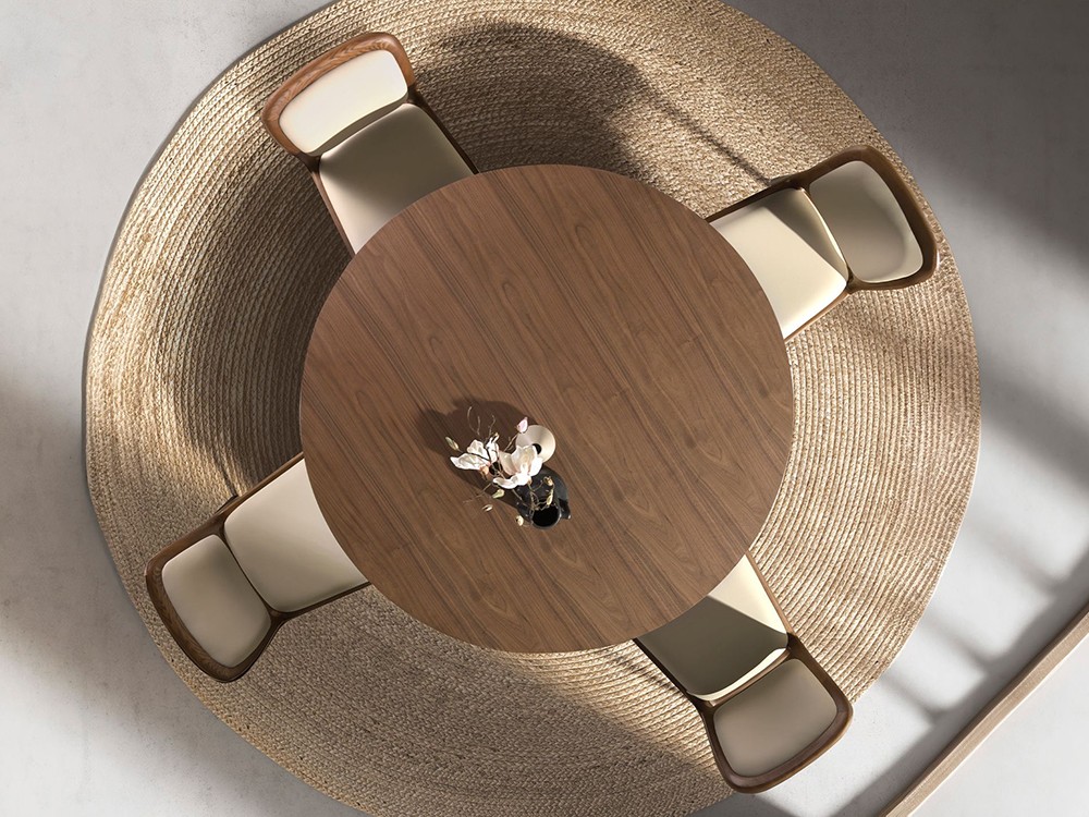 El tapizado color crema en un tono neutro que puede encajar en tu comedor 4169 Ángel Cerdá