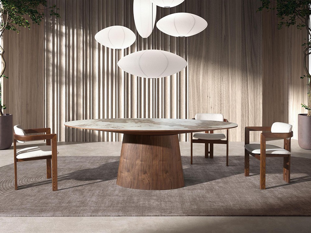 Silla con reposabrazos de diseño moderno 4194 de Ángel Cerdá