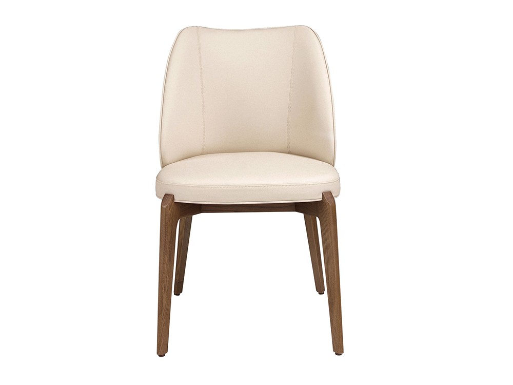 Respaldo de diseño envolvente para la silla de comedor 4207 de Ángel Cerdá