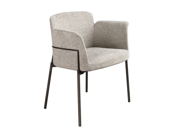 Silla de comedor tapizada 4170 de Ángel Cerdá