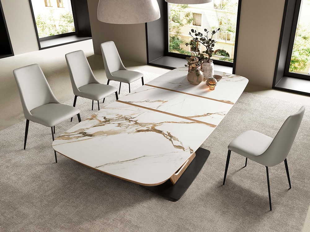 Elegancia y confort para la silla de comedor 4184 de Ángel Cerdá