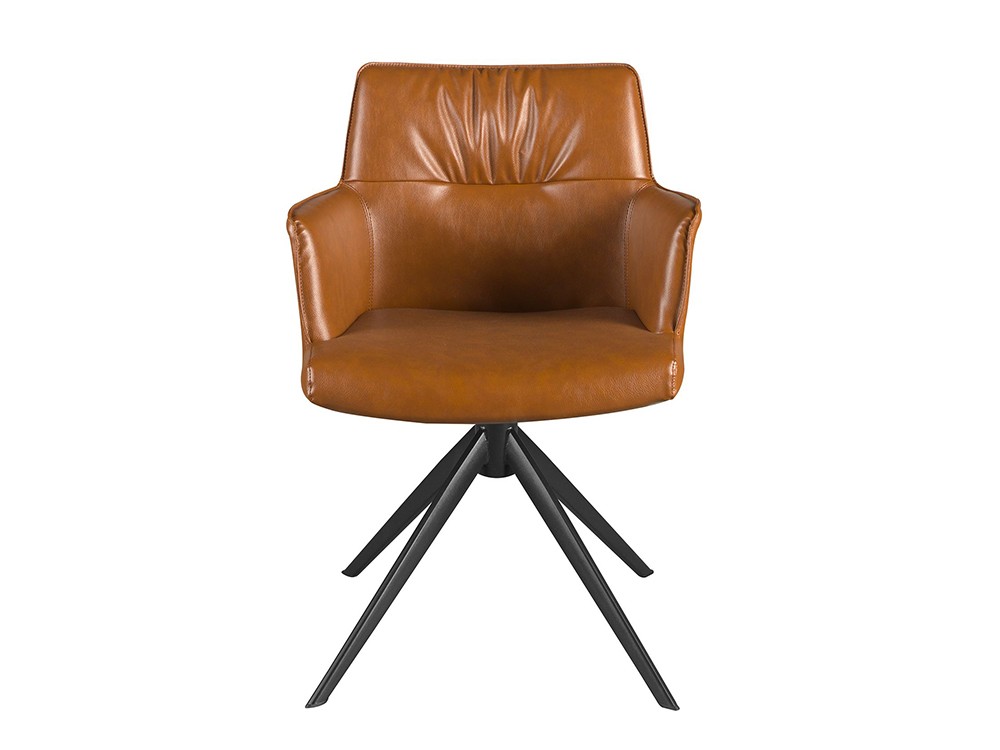 Base giratoria de acero negro, silla 4193 de Ángel Cerdá