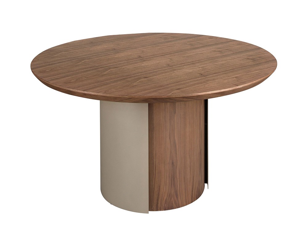Diseño vanguardista que será la pieza central de tu comedor, mesa redonda fija 1163 Ángel Cerdá