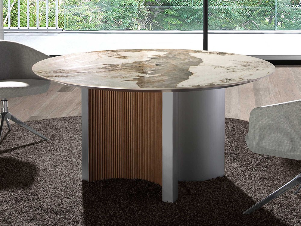 Mesa redonda de comedor 1148 de Ángel Cerdá