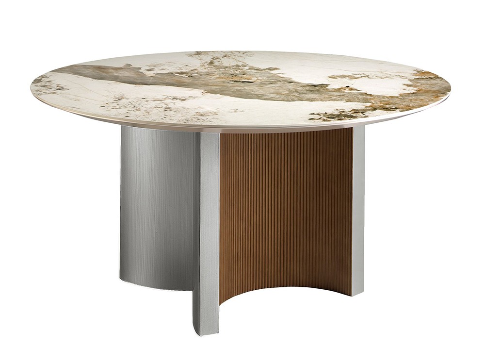 Mesa redonda de 150cm de diámetro adecuada para 6 comensales, 1148 de Ángel Cerdá