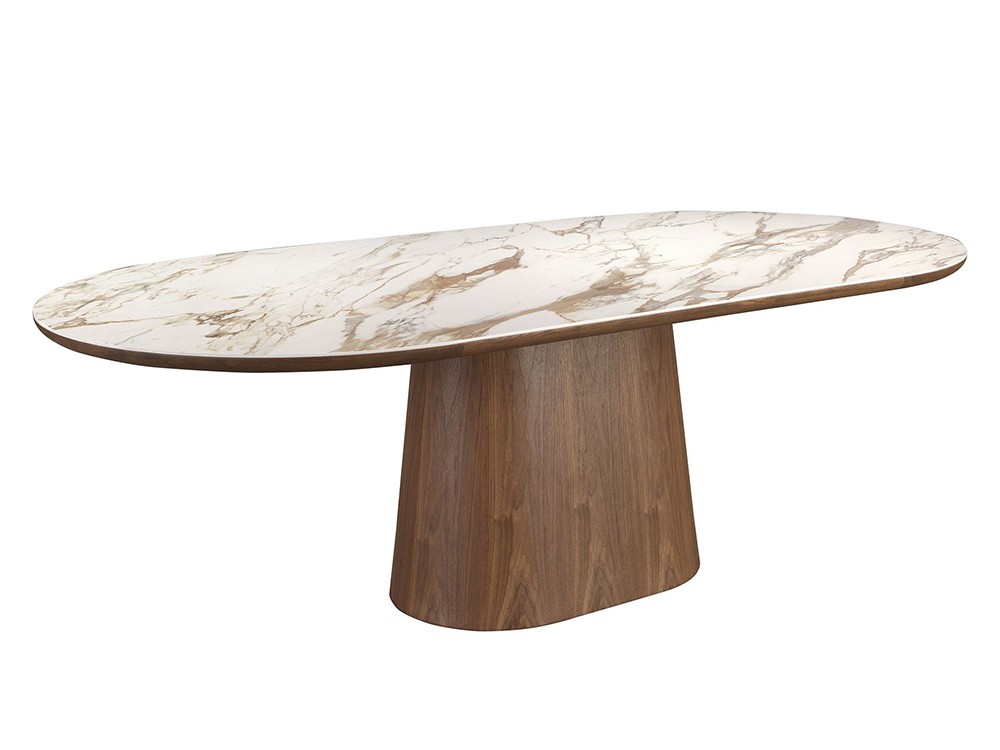 Con una medida de 240cm de largo es adecuada para hasta 10 comensales, mesa 1173 de Ángel Cerdá