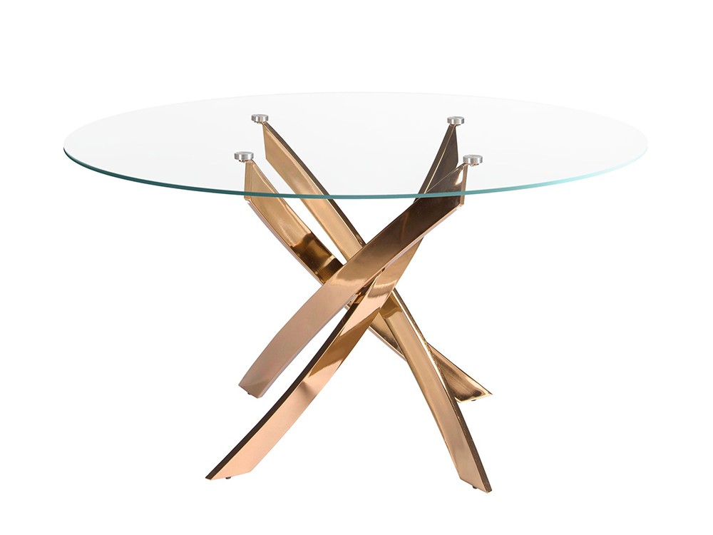 Diseño vanguardista para la mesa fija de comedor 1169 redonda de Ángel Cerdá