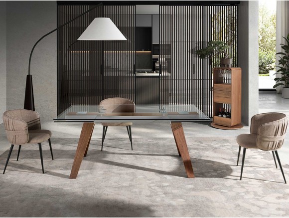 Combina la mesa de comedor 1131 con otras piezas del catálogo de comedor de Ángel Cerdá