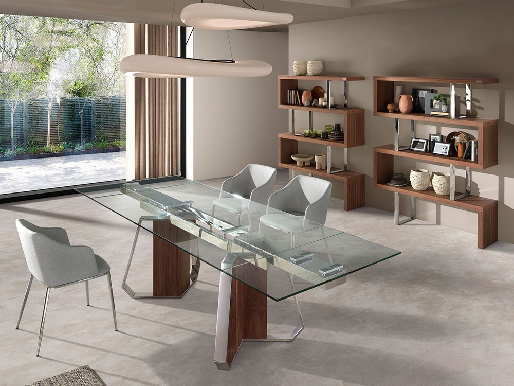 Combina con otras piezas de la colección de  Ángel Cerdá para comedor la mesa 1159