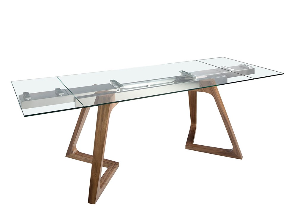 Sobre con dos extensiones de cristal templado transparente, mesa 1115 de Ángel Cerdá