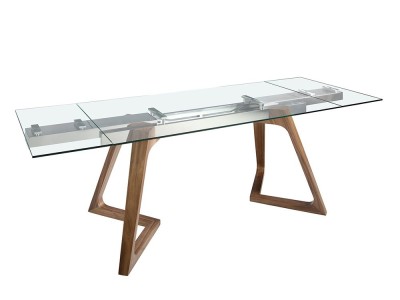 Sobre con dos extensiones de cristal templado transparente, mesa 1115 de Ángel Cerdá