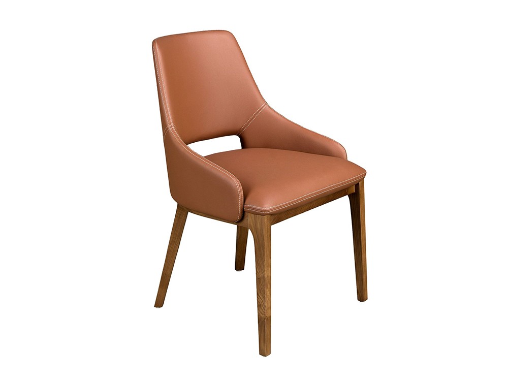 Silla de comedor tapizada en polipiel 4156 de Ángel Cerdá