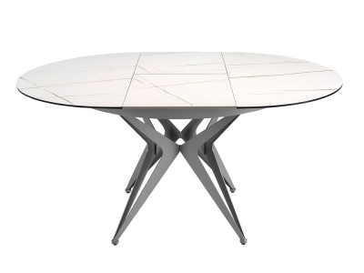 Diseño vanguardista para la mesa extensible redonda para comedor 1119 de Ángel Cerdá