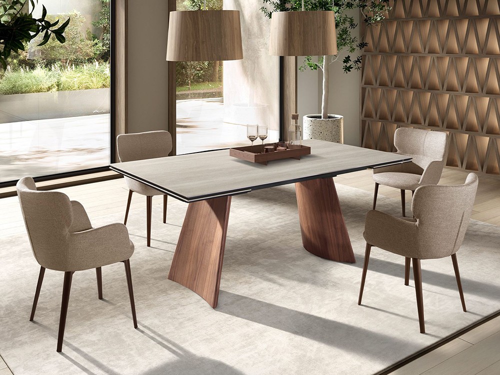 Combina la mesa extensible 1164 con otras piezas de la colección de comedor de Ángel Cerdá