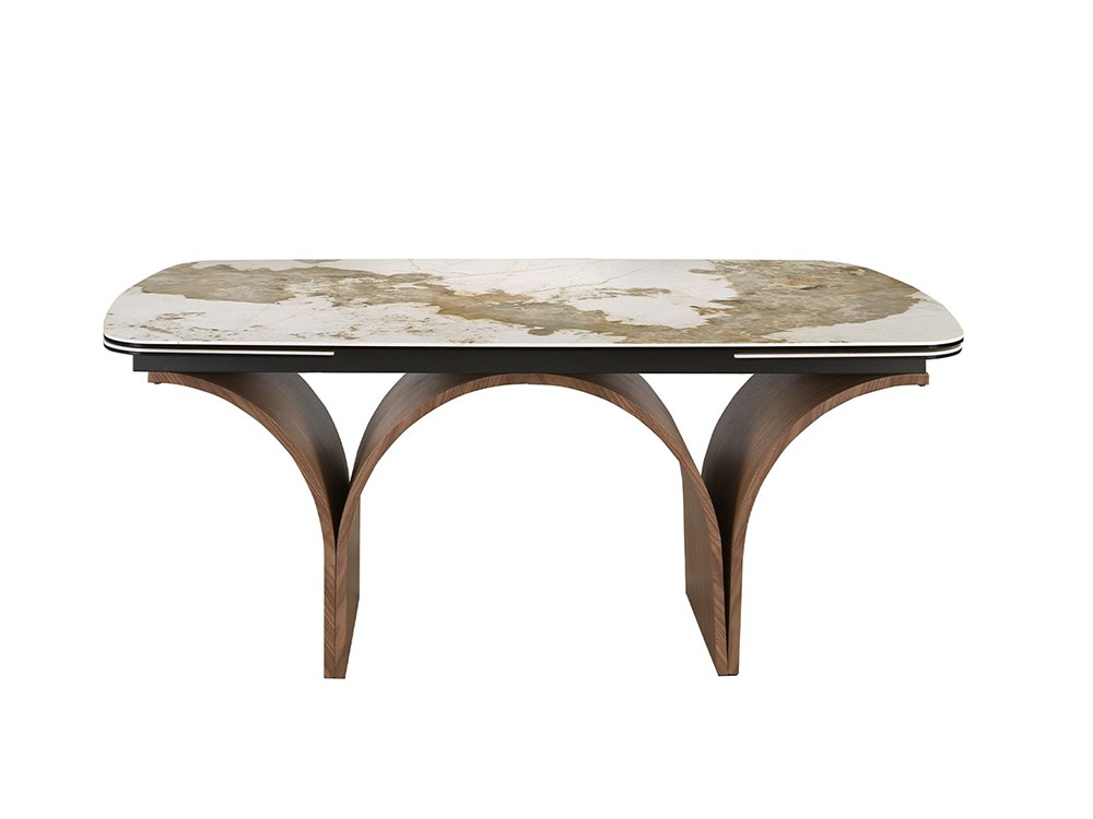 Combina con el resto de piezas de la colección para comedor de Ángel Cerdá la mesa 1156