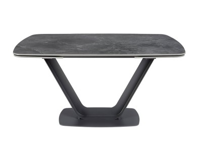 Base de acero negro epoxi, mesa extensible 1132 de Ángel Cerdá