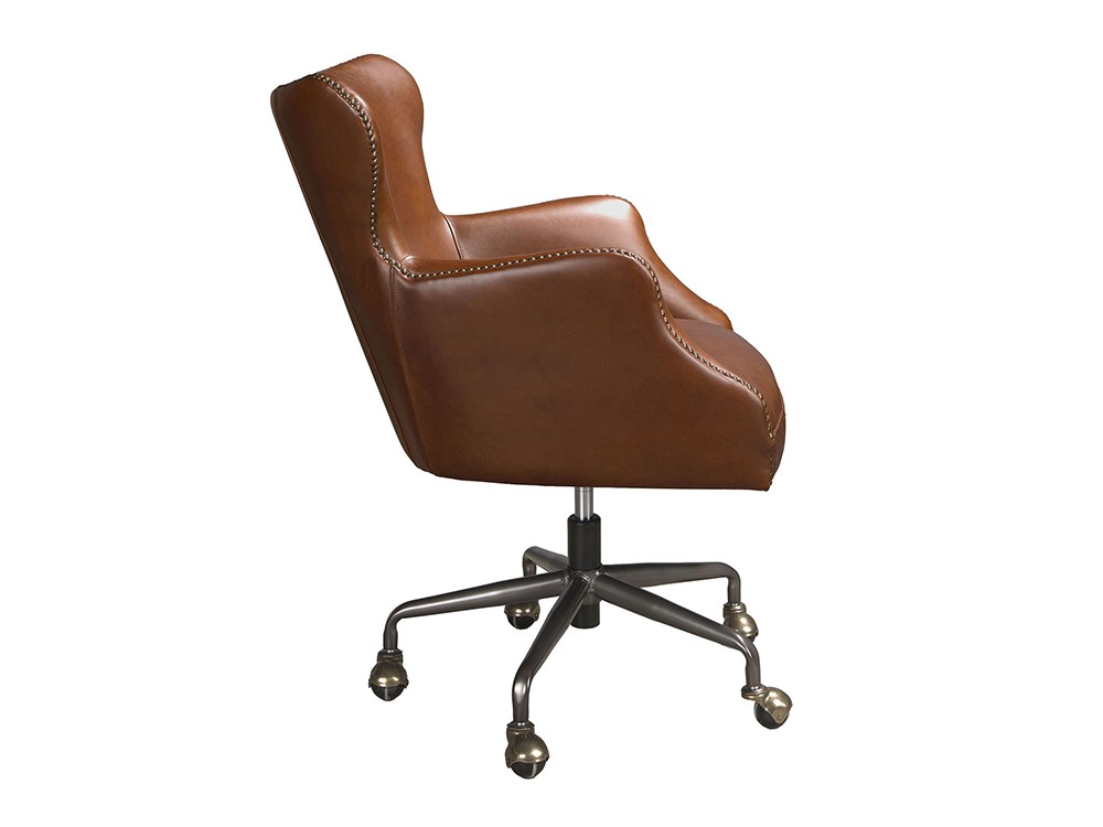 Base de acero con ruedas en acabado envejecido, sillón 4166 de Ángel Cerdá