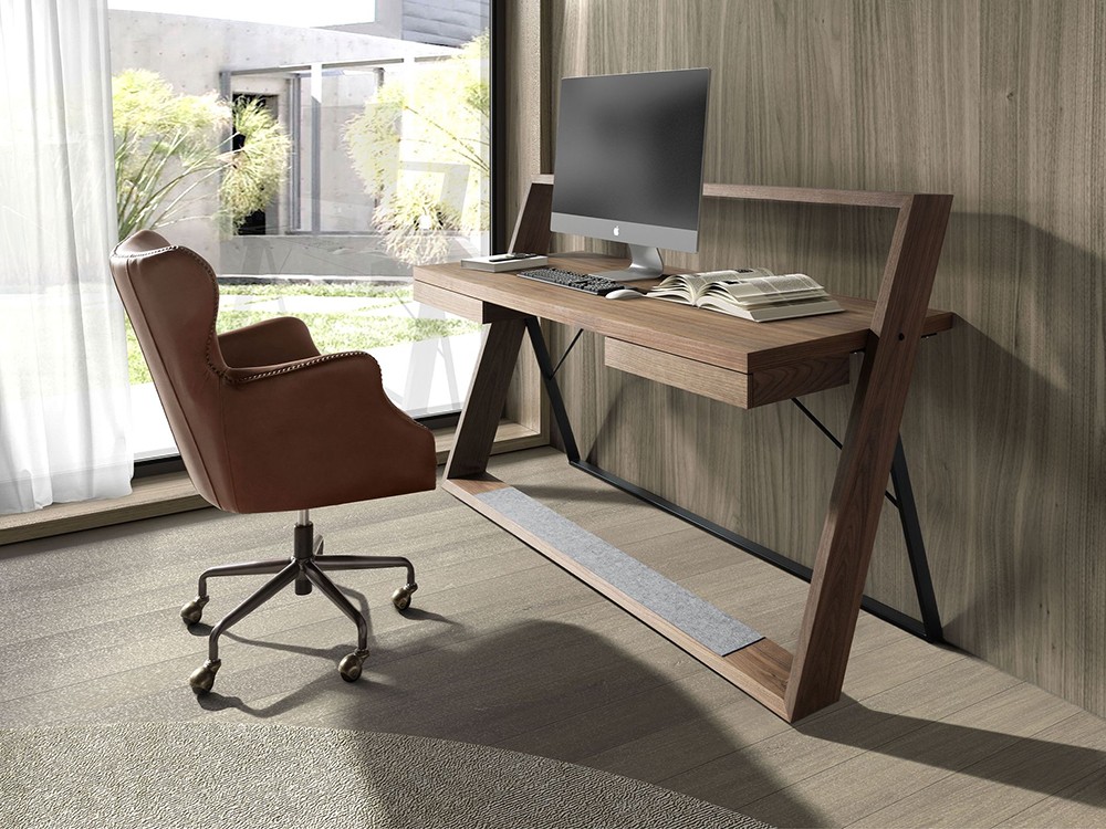 Diseño clásico tapizado en piel natural, silla 4166 de Ángel Cerdá