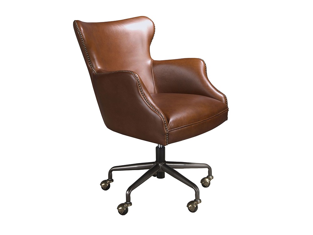 silla giratoria tapizada en piel 4166 de Ángel Cerdá