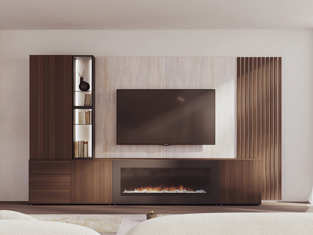 Composición para mueble de televisión 833 de Piñero y Cabrero