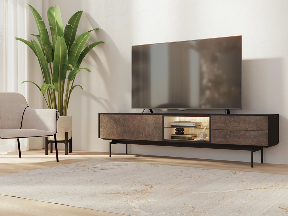 Mueble para televisión laminado 857 de piñero y cabrero