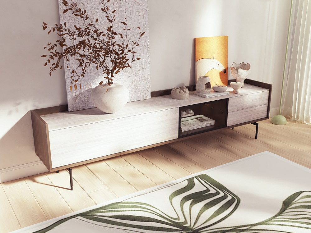 Mueble para televisión laminado 792 de piñero y cabrero