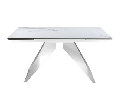 Con base de acero cromado, mesa 1116 de Ángel Cerdá